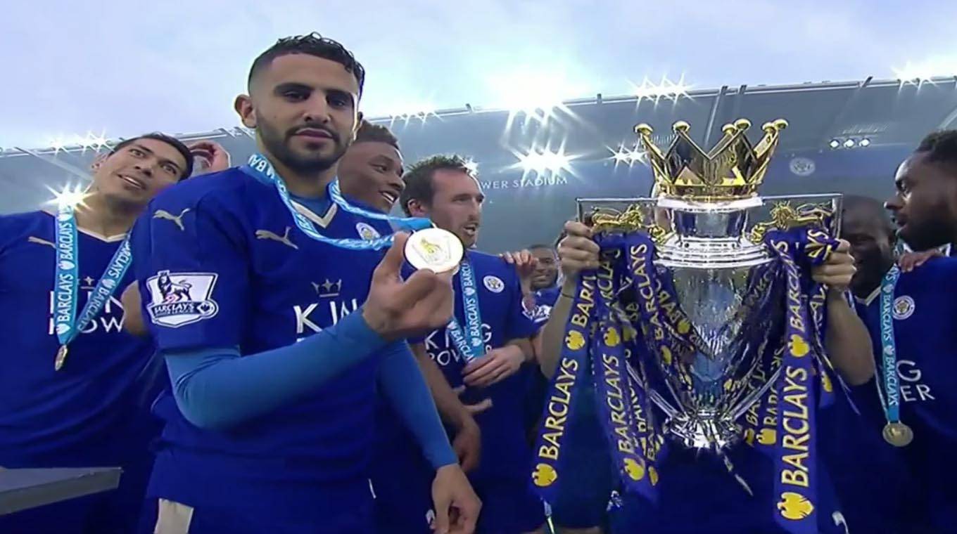 Riyad Mahrez et Leicester officiellement champions d’angleterre