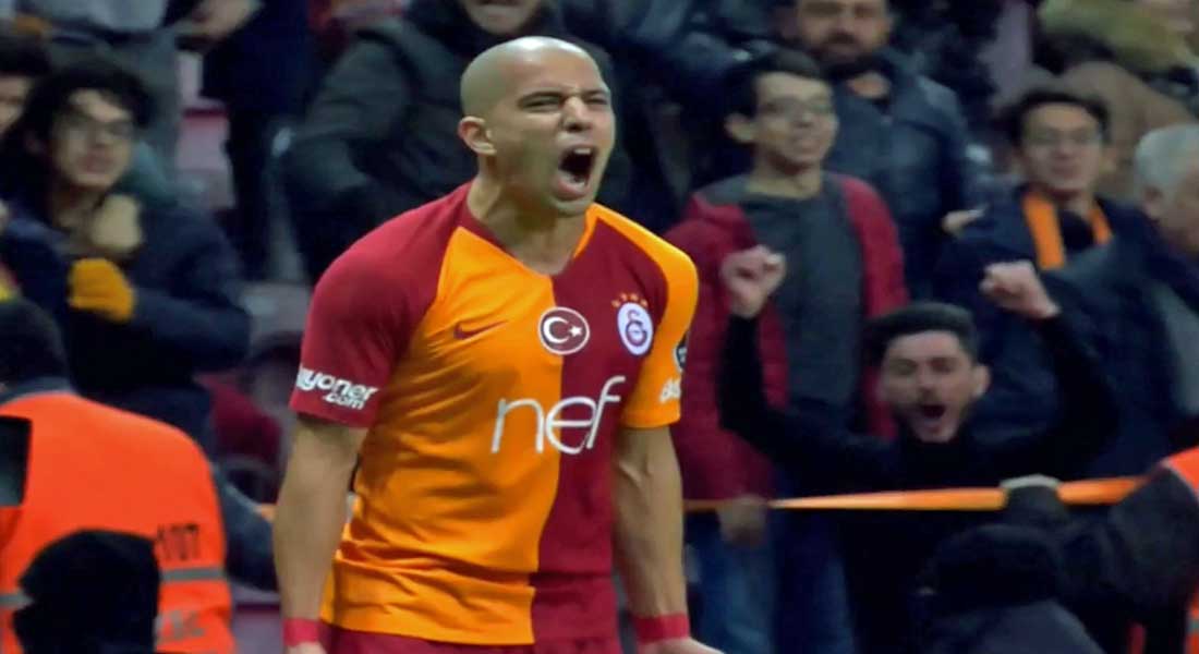 Galatasaray : le but de Sofiane Feghouli face à Sivasspor, vidéo