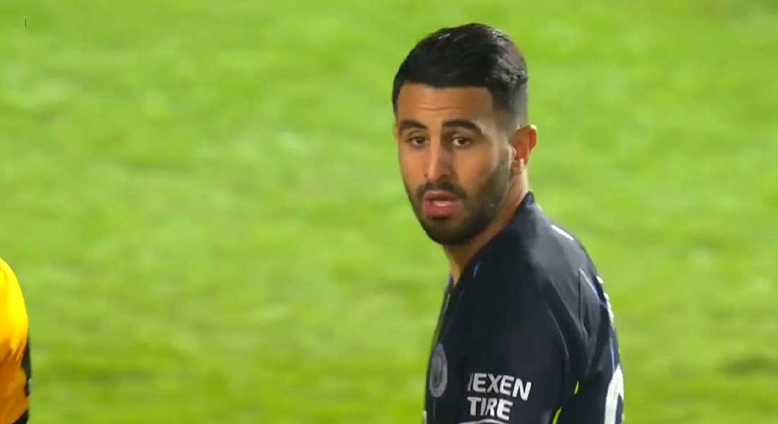 Manchester City : Le but de Mahrez en FA cup face à Newport County , vidéo