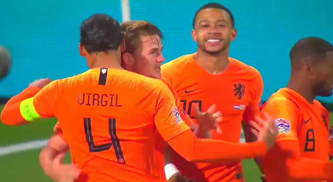 Ligue des nations : Pays Bas 3 - Angleterre 1 et les 2 buts de CR7 face à la Suisse