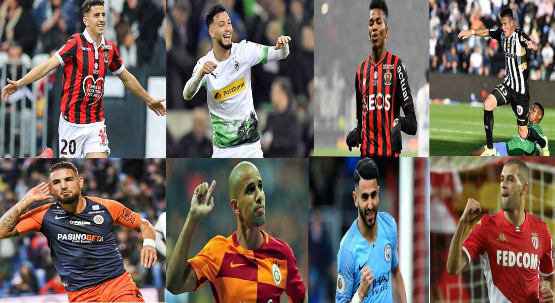 Les buts des internationaux algériens évoluant en Europe lors de la phase aller 2019-2020, vidéo