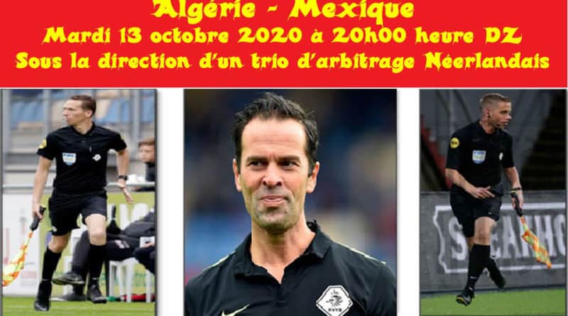 arbitres Algérie Mexique