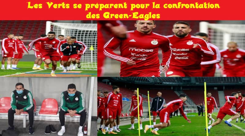 Entraînement équipe d'algérie