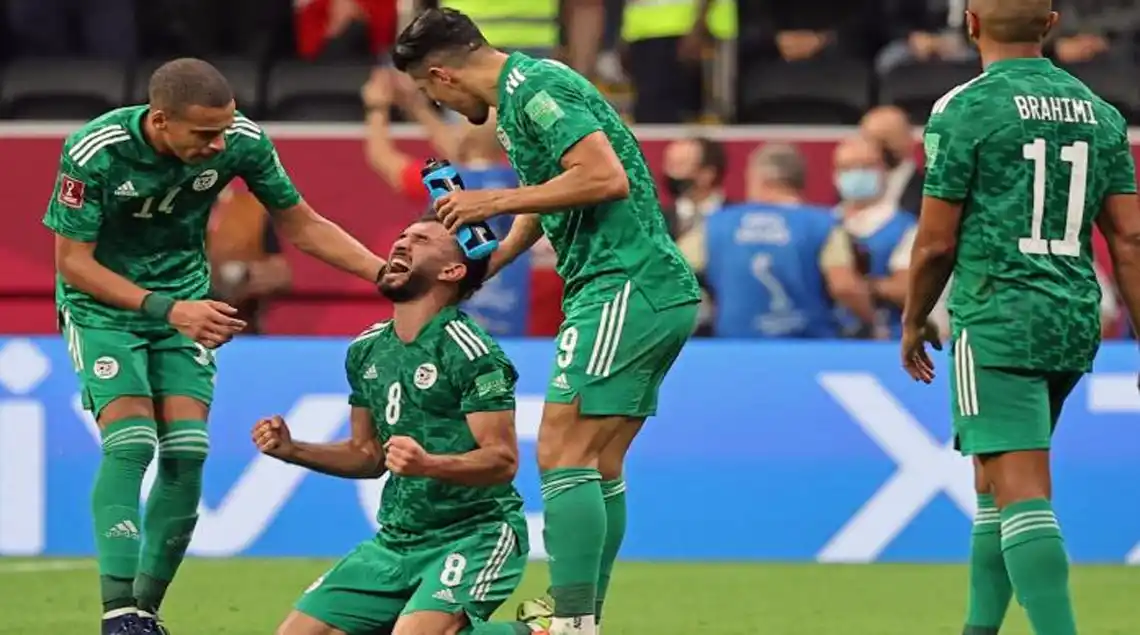 Algérie Championne Arabe FIFA 2021 : La presse mondiale encense le but de Amir Sayoud