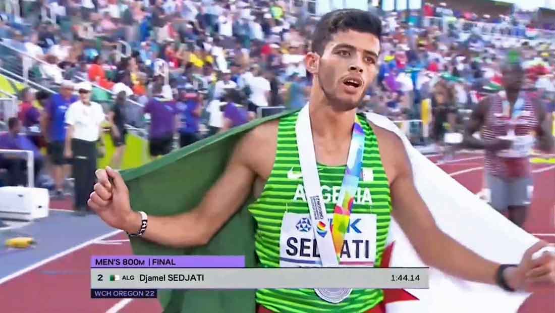 Championnats du monde d’athlétisme : L’Algérien Djamel Sedjati décroche la médaille d’Argent – Vidéo
