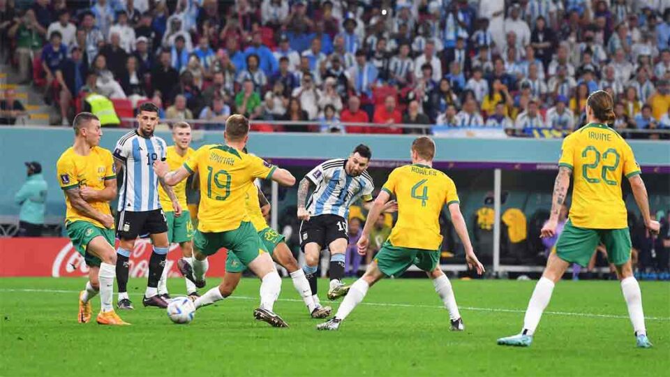 Goal Messi australia