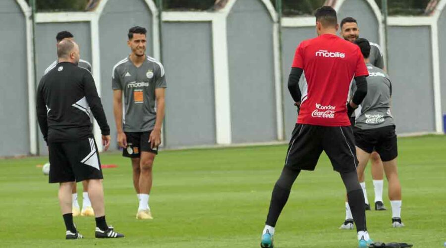 Entraînement équipe d'Algérie