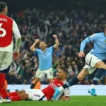 Premier League :  Manchester City et Arsenal se Neutralisent dans un Duel Palpitant (2-2) – Vidéo