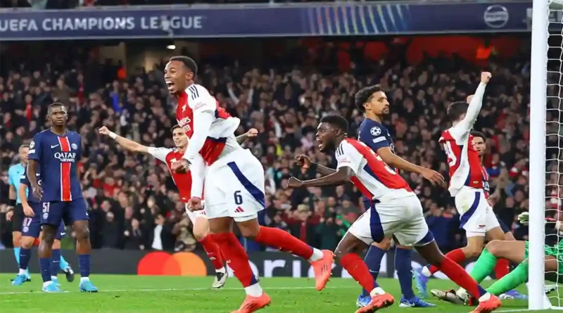 Ligue Des Champions : Arsenal domine le PSG (2-0) – Vidéo