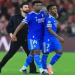 Ligue des Champions : Le Real Madrid s’impose à Lisbonne, Vinicius brille puis dénonce le Racisme – Vidéo