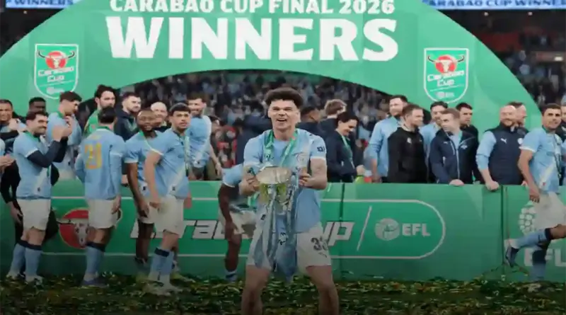 Manchester City bat Arsenal (2-0) et remporte le trophée de Carabao Cup – Vidéo