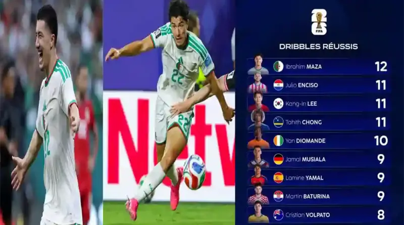 Coupe du Monde 2026 : Ibrahim Maza, l’art du dribble au sommet avec l’Algérie